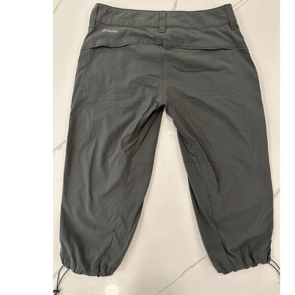 Columbia Omni-Shield Advanced Repellency Gray Capri Pants Women's Sz 2 Hiking - Picture 2 of 10